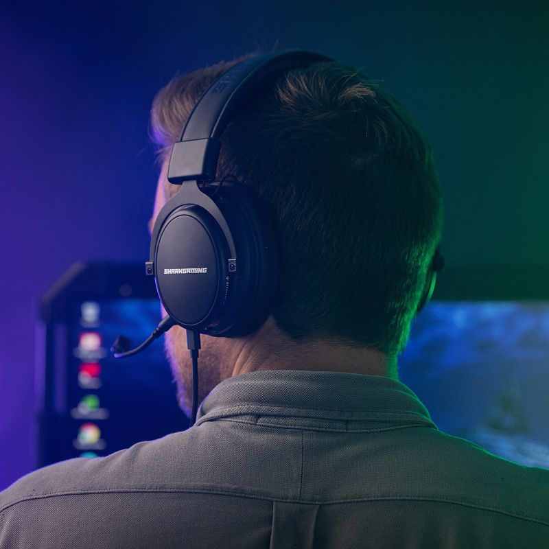 Høj kvalitet Shark Receptor H70 kablet gaming headset